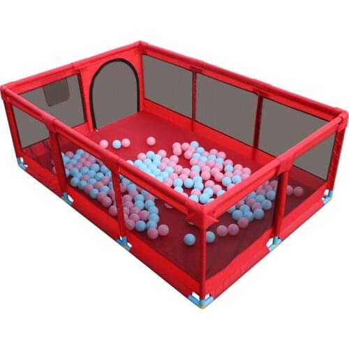 Baby Playpen Indoor Crawling Mat Children Safety Fence Barriers for Ball Pool for Child Basketball Hoop Kids Protective Fence