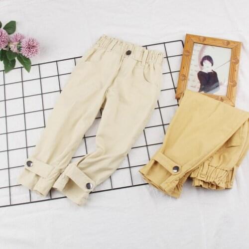 Toddler Girl Fall Clothes 2020 Girls Leggings Kids Pants Children Clothes Teenage Cotton Pants All-matched Casual Trousers