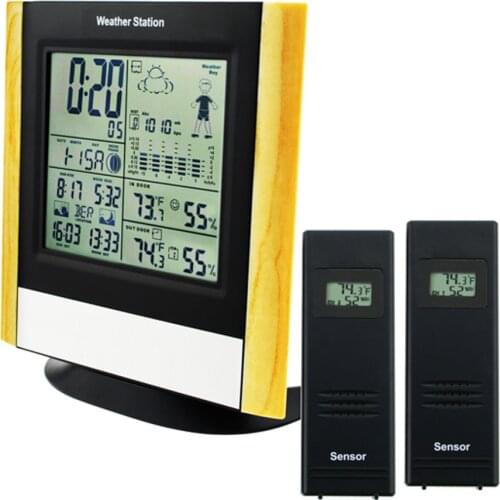 5 State Weather Forecast Weather Station Alarm Function AM/PM Indicator RCC Index Indicator