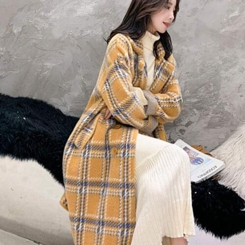 Korean Loose Knit Sweaters Coat Female Autumn Winter Warm Jacket Imitation Mink Velvet Coats Women Soft Sweater Plush Cardigan