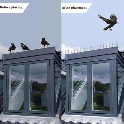 Hot Selling 25cm Plastic Bird And Pigeon Spikes Anti Bird Anti Pigeon Spike For Get Rid Of Pigeons And Scare Birds Pest Control