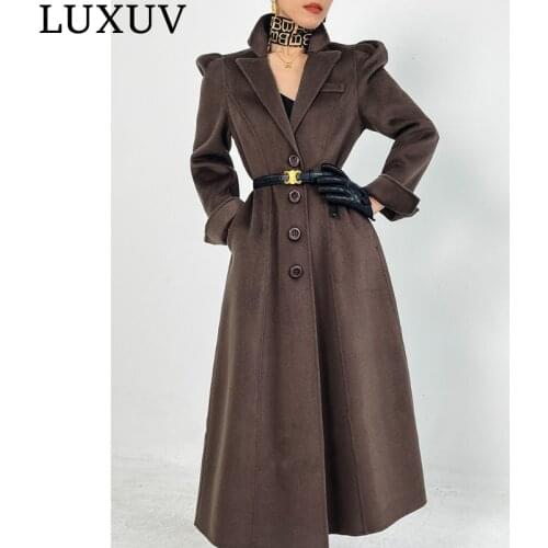 Женские шерстяные пальто LUXUV China At AliExpress