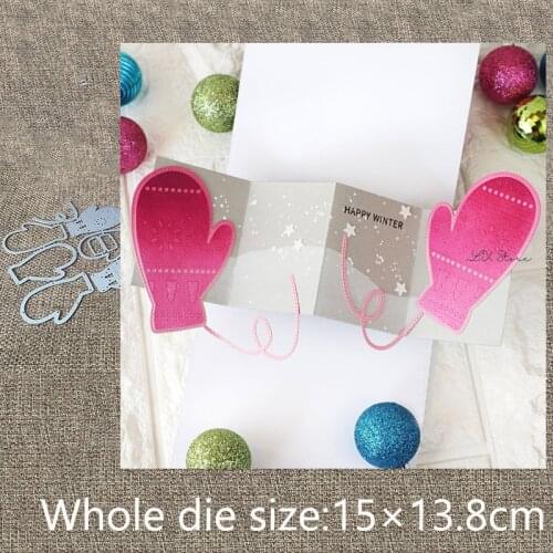 XLDesign Craft Metal Cutting Dies stencil mold Winter Mittens decoration scrapbook Album Paper Card Craft Embossing die cuts