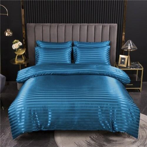 Duvet Cover Set Full Queen King Size Quilt Cover With Pillowcase PLA Cool Fiber Bedding Set Jacquard Double Bed Comforter Covers