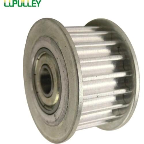 LUPULLEY 25T 5M Idler Pulley Tensioner Bore 5/6/7/8/10/12/15mm With Bearing Guide Regulating Synchronous HTD5M Pulley 25T
