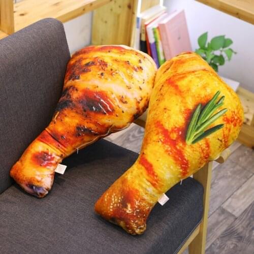 90cm Simualation Chicken leg Pillow Plush Toy soft cushion stuffed food Home decor Delicious Creative christmas gift for child