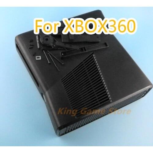 1set Replacement Black Completely Full set Housing Shell Case for XBOX 360 xbox 360 Slim console Parts Accessories