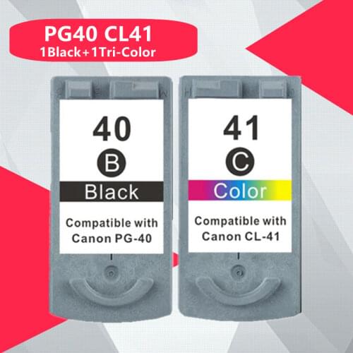 Compatible ink cartridges For Canon PG40 CL41 PG-40 CL-41 iP1600 / IP1700 / IP1800 PG 40 CL41 MP140 MP450 MP470 printer