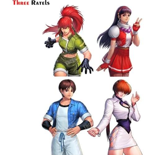 Three Ratels B569 Athena Asamiya Kensou Sie And Chris KOF97 Occlusion Scratch DIY Vinyl Material Decor Stickers Decals