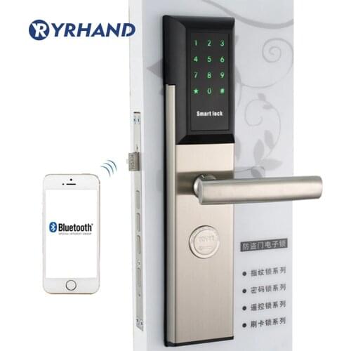 Wifi Smart Digital Safe Door Locks, Smart Home Lock password Pin Code Digital electronic Door Lock with TT lock App