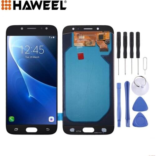 For Galaxy J7 (2017) Oled Material LCD Screen and Digitizer Full Assembly , J730F/DS, J730FM/DS Mobile phone repair parts