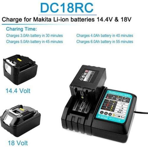 I-ion Battery Charger for Makita Charger 18V 14.4V Power tool 3A Charging Current