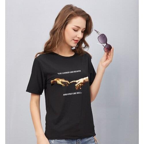 2021spring and summer new womens T-shirt printing short sleeve