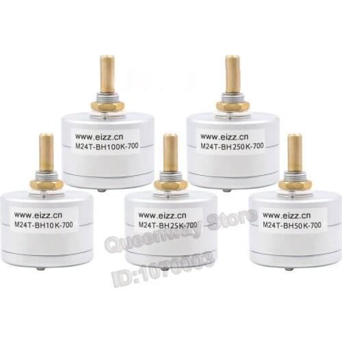 1PC EIZZ 24-Step Mono Attenuator Volume Potentiometer Sound Control With 10K/25K/50K/100K/250K for choose