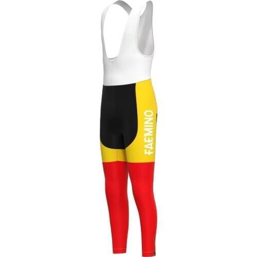 1962 Competition Italy FAEMINO Team Retro Man Cycling Trousers Triathlon Bike Skinsuit Pants Gel Pad Pantalón ciclismo hombre