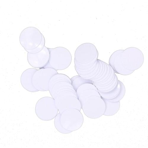 50PCS 13.56Mhz Universal NFC 215 Chip Card Forum Type 2 Tag 25mm Diameter Coin