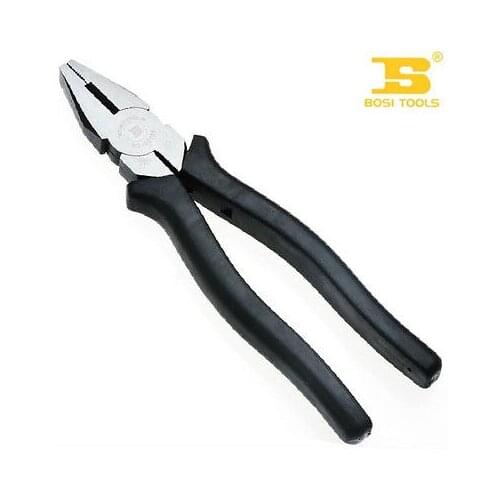 8"/200mm Japanese type Combination Plier with Black Plastic Handle