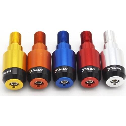 Motorcycle Accessories For YAMAHA TMAX T-Max 500 530 CNC Aluminum Motorcycle Handlebar Grip Ends Protector with TMAX logo