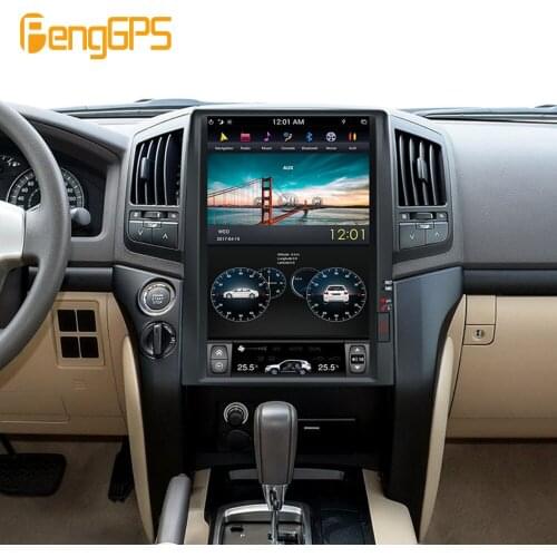 Tesla style Android 9.0 64GB Car DVD Player GPS Navigation For TOYOTA LAND CRUISER LC200 2008 - 2015 Head Unit Multimedia Player