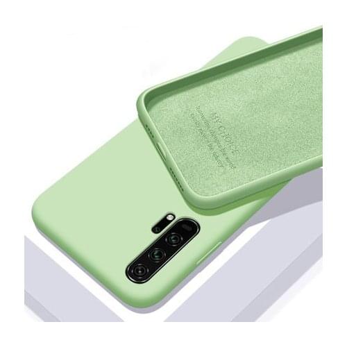For Huawei Honor 20 Pro 20i 10 10i Case Soft Liquid Silicone Slim Skin Protect back cover Case for huawei honor 8X 8 9 Lite 9N