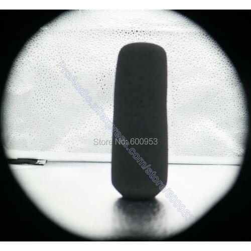 Professional 130mm x 20mm Black Foam Windscreen Windshield Cover for Shotgun Interview Microphone Mic