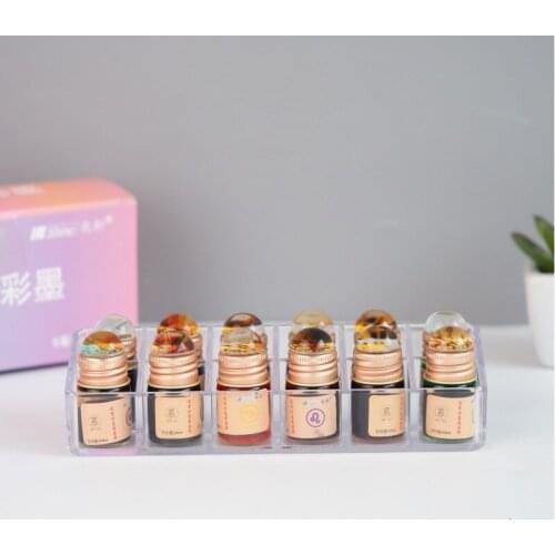 Map Design 12 Color Gold Powder Color Ink ,fountain Pen Ink