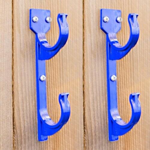 Swimming Pool Pole Hanger Set High Quality Plastic Durable Multi Purpose Hooks Kit For Leaf Rakes Skimmers Vacuum Hoses