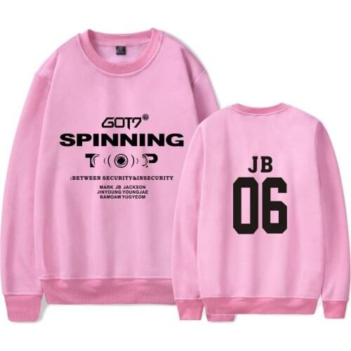 Fashion Popular Combination G0T7 Sweatshirt Pink Hip-hop Clothing Printing Mens / Womens Sweatshirt Quality Cotton Clothes Men