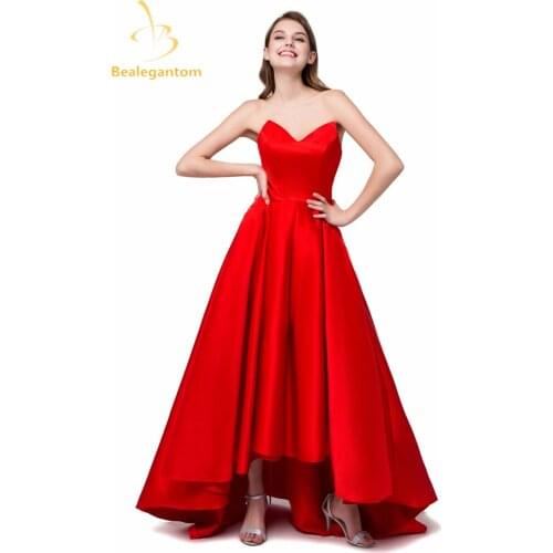 New Elegent In Stock Light Purple Organza Cheap Prom Dresses 2019 Cocktail Party Gowns Size 2 4 6 8 10 12 14 16 QA996