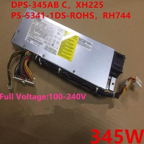 New PSU For Dell PE850 PE860 R200 345W Power Supply DPS-345AB C PS-5341-1DS-ROHS XH225 RH744