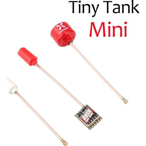 RUSH Tiny TANK FPV Video Transmitter VTX 48CH 350mW with EMAX Nano Foxeer Lollipop 3 Antennna for RC FPV Racing Toothpick Drone
