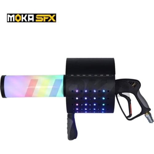 LED confetti co2 jet machine gun co2 confetti shots co2 cannon connect co2 tank led confetti gun club cannon