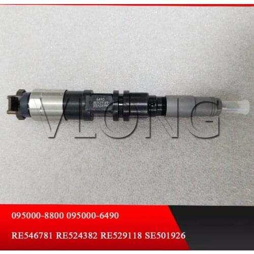 Common rail fuel injector 095000-6490, 095000-6491, 095000-6492 for John Deere RE529118, RE546781, RE524392, SE501926