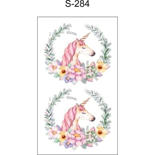 Waterproof Sweatproof Simulation Temporary Tattoo Stickers Fashion Fake Tattoos Halloween Face Stickers Adult Men Women beauty