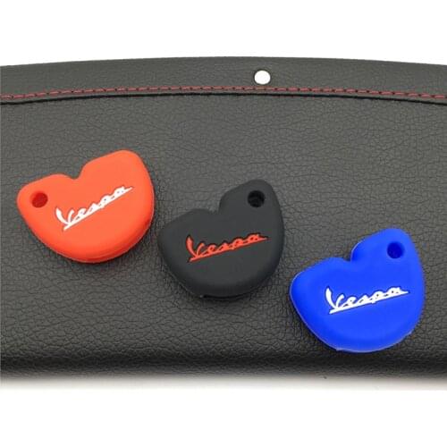 Super Quality Silicone Rubber Key Case Cover for Vespa Enrico Piaggio GTS300 946 LX150 Fly 125 3vte Gts 200 Motorcycle Key Bag