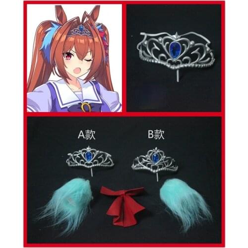 Uma Musume Pretty Derby Daiwa Scarlet Cosplay Headwear Hairpin Anime Hair Clip Hair Pin Headband Costume Prop