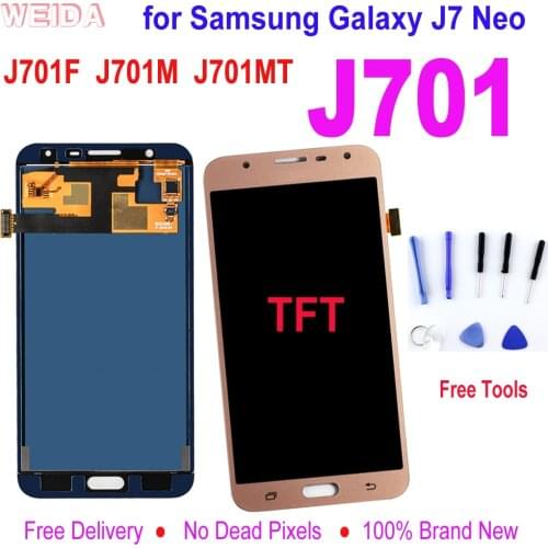 5.5'' LCD For SAMSUNG Galaxy J7 Neo LCD Display J701 J701F J701M J701MT Touch Screen LCD Assembly Replacement Parts