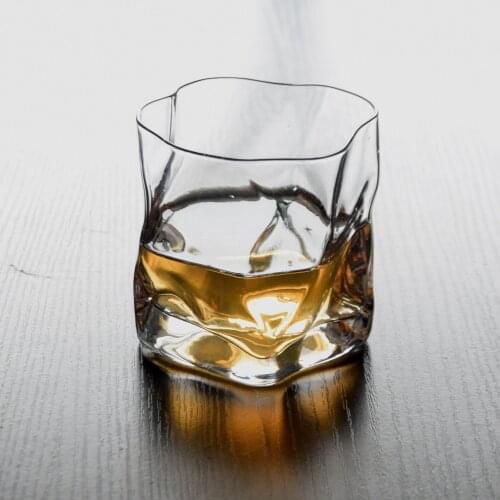 2 Pcs/lot luxury fashion home lead-free whiskey glass high quality party club wine glass cup for whiskey 200901-75