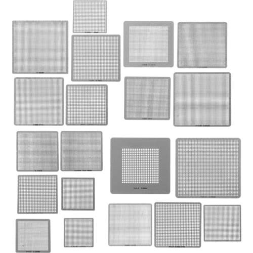 27Pcs BGA Stencils Universal Direct Heated Stencils For SMT SMD Chip Rpair