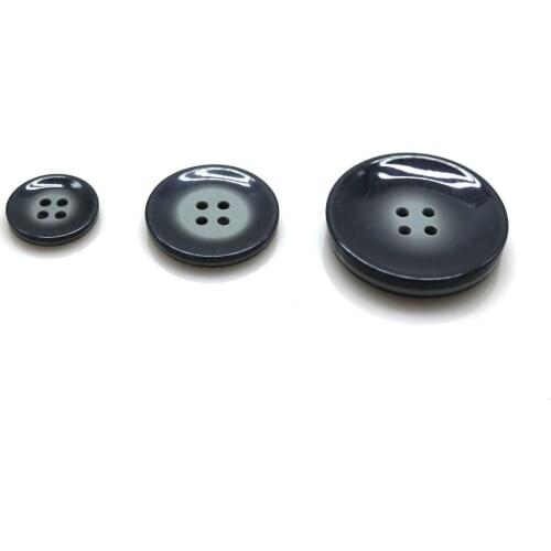 50pcs 18mm/25mm/34mm Top Fashion grey Decorative Buttons big Coat Resin Buttons