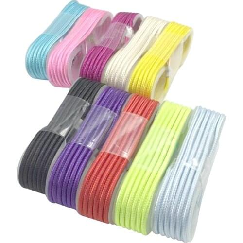 50pcs/lot Colorful Micro Usb Type-C Type C Usbc 1.5M Packed Nylon Rope Braided Charger Charging Cable for Iphone Android Type C