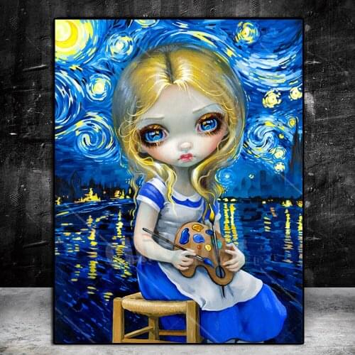 5D DIY Diamond Painting Cartoon girl Diamond Embroidery Full Square round stone children home gift Decor art Rhinestone mosaic