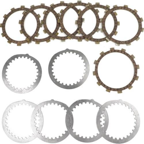 Areyourshop fit for Yamaha XJ400D XJ400 1981 Clutch Kit Steel & Friction Plates 371-16325-00 5Y1-16331-01 Motorcycle Parts