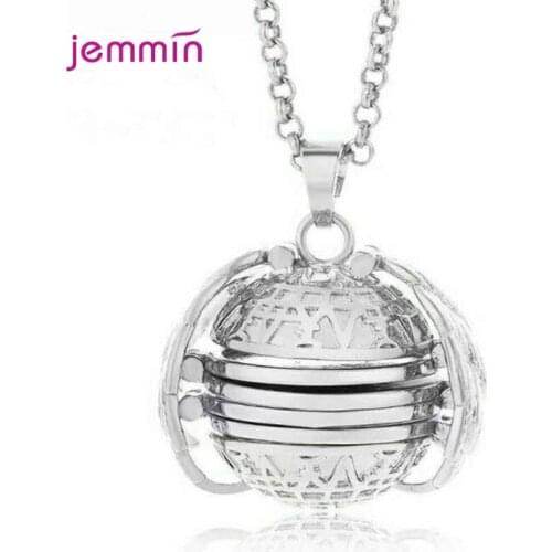 925 Sterling Silver Multilayers Angel Wings Photo Locket Charms Pendant Necklace for Women Men Family Jewelry Gifts Wholesale