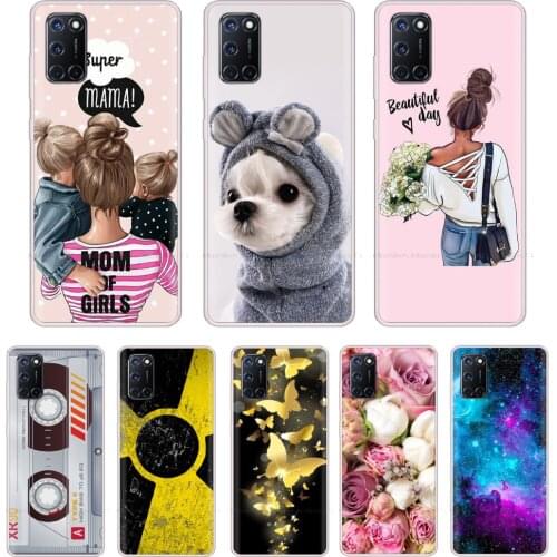 Phone Cases for OPPO A72 A 72 CPH2067 Case 6.5 Inch Painted Soft TPU Back Cover for OPPO A52 A72 Case Phone Shell Coque Fundas