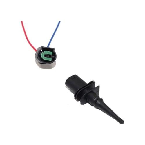 Temp Exterior Outside Ambient Air Temperature Sensor with Connector Plug For BMW-1 6 7 Series E39 E46 X3 X5 X6 Z4 Z8 65816905133