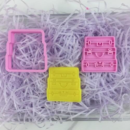 The luggage Cookies Embossing Printing Stamps 3D Custom Seal Cake Icing Decoration All Kinds Of Cartoon Patterns