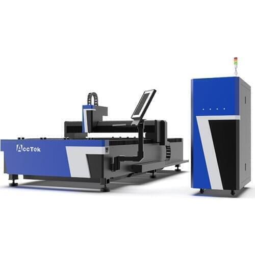 Good Quality Metal Sheet Fiber Laser Cutting Machines 1000W IPG Raycus Power For Metal Material