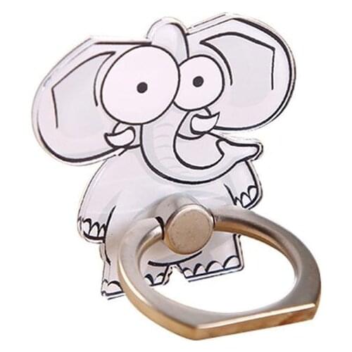 Cartoon Monkey Giraffe Mobile Phone Finger Ring Mount Holder Grip Kickstand