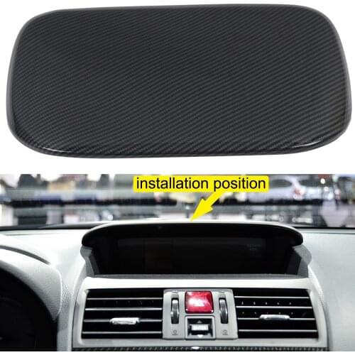 For Subaru WRX / WRX STI 2015 2016 2017 Accessories Carbon Fiber Printed Interior Console Dashboard Panel Cover Trim Car Styling